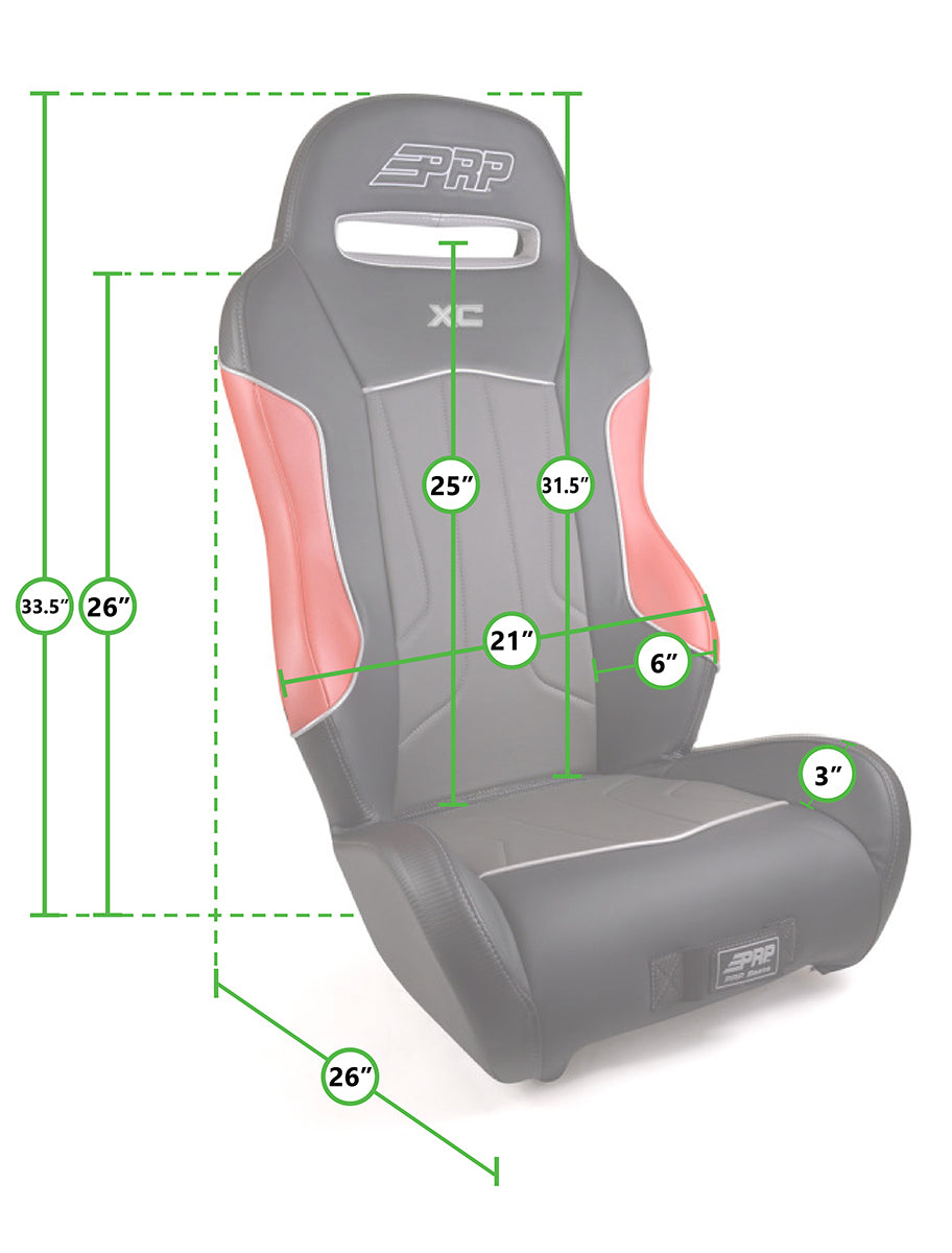 PRP CF Moto Z Force 500/600/800/1000 XC Suspension Seat