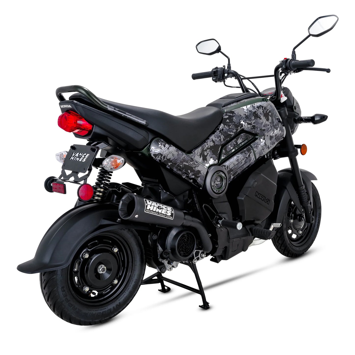 Honda Navi Vance and Hines Upsweep Full Exhaust