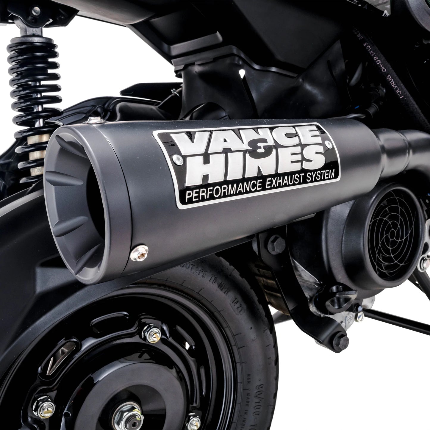 Honda Navi Vance and Hines Upsweep Full Exhaust