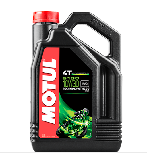 Aceite de motor Motul 4L 5100 de 4 tiempos 10W30 4T